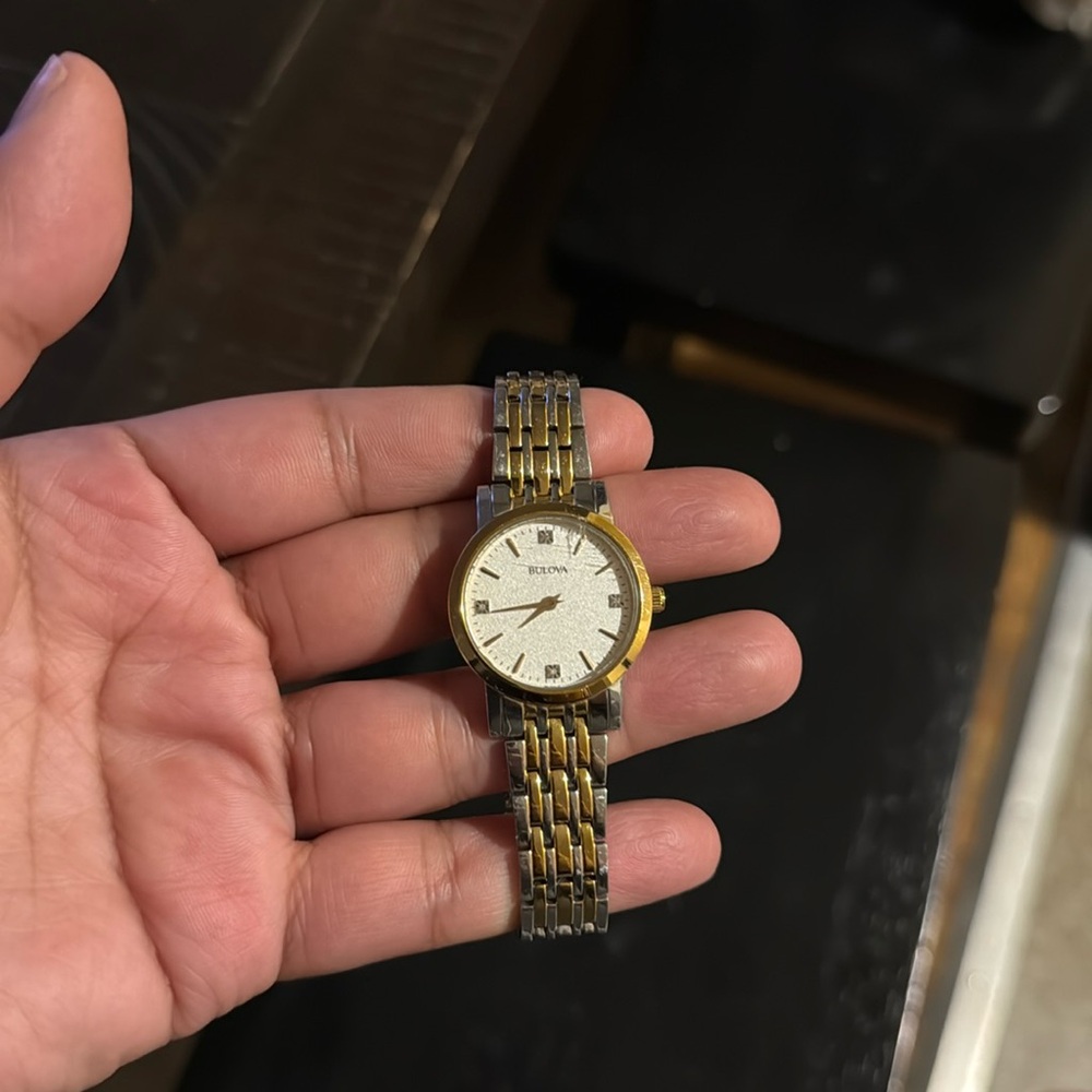 Bulova Women’s Dainty Two Tone Watch
